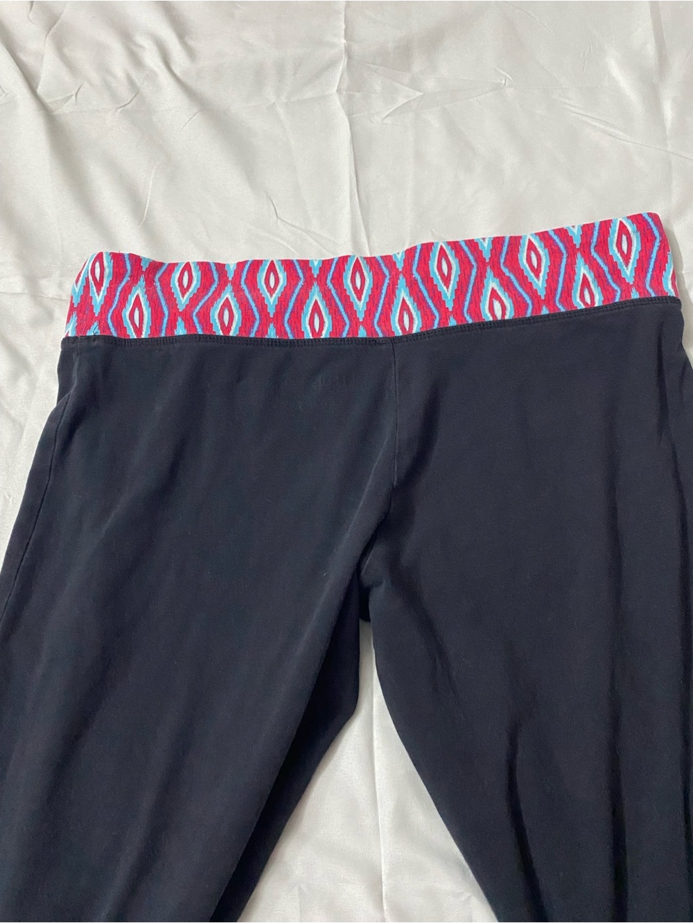 Y2K Mossimo Geometric Waist Yoga Pants - Flare Leg - Size L - Picture 5 of 8